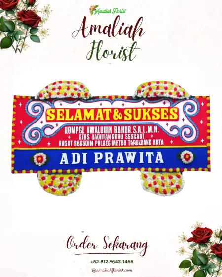 Papan Bunga Ucapan Selamat Telukbango